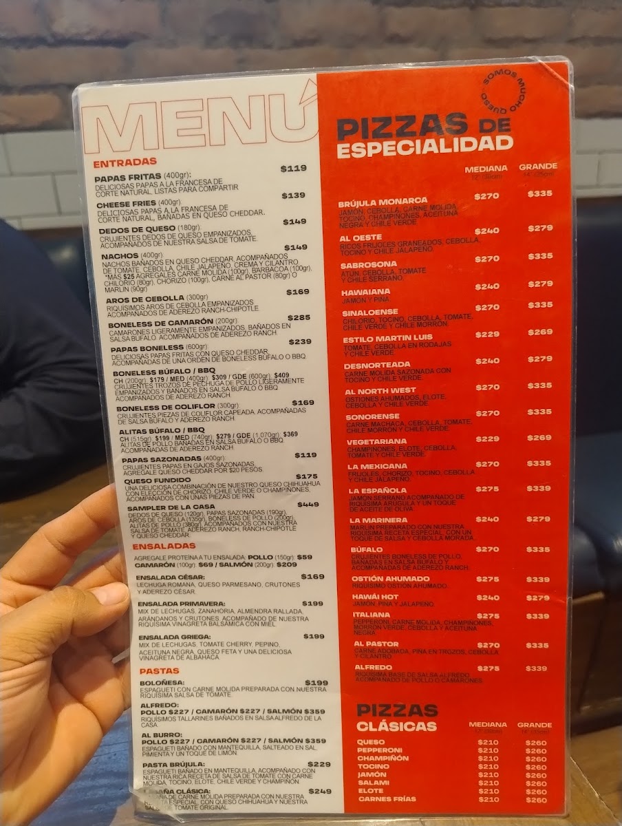 La Brújula Pizza Menu - Image 4